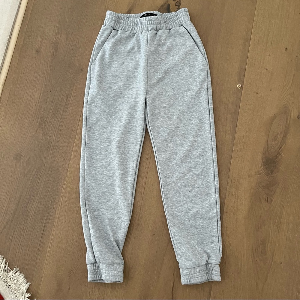 Grey sweatpants